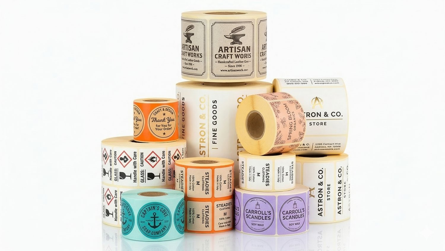 Custom designed labels can help your business growth