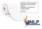 100x150 Direct Thermal Paper with Perforation, Permanent Hot Melt Adhesive. 430 Labels per Roll, 25mm core - Single Roll